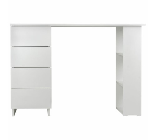 Стол письменный/компьютерный BRABIX "Scandi CD-016", 1100х500х750 мм, 4 ящика, белый, 641891, ЦБ013707-1 Стол письменный/компьютерный BRABIX "Scandi CD-016", 1100х500х750 мм, 4 ящика, белый, 641891, ЦБ013707-1