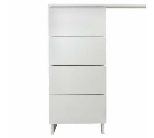 Стол письменный/компьютерный BRABIX "Scandi CD-016", 1100х500х750 мм, 4 ящика, белый, 641891, ЦБ013707-1 Стол письменный/компьютерный BRABIX "Scandi CD-016", 1100х500х750 мм, 4 ящика, белый, 641891, ЦБ013707-1