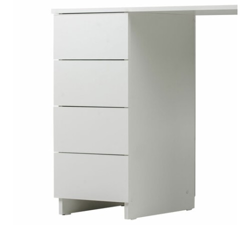 Стол письменный/компьютерный BRABIX "Scandi CD-016", 1100х500х750 мм, 4 ящика, белый, 641891, ЦБ013707-1 Стол письменный/компьютерный BRABIX "Scandi CD-016", 1100х500х750 мм, 4 ящика, белый, 641891, ЦБ013707-1