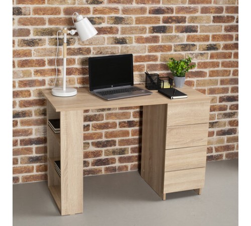 Стол письменный/компьютерный BRABIX "Scandi CD-016", 1100х500х750 мм, 4 ящика, дуб сонома, 641892, ЦБ013707-2 Стол письменный/компьютерный BRABIX "Scandi CD-016", 1100х500х750 мм, 4 ящика, дуб сонома, 641892, ЦБ013707-2