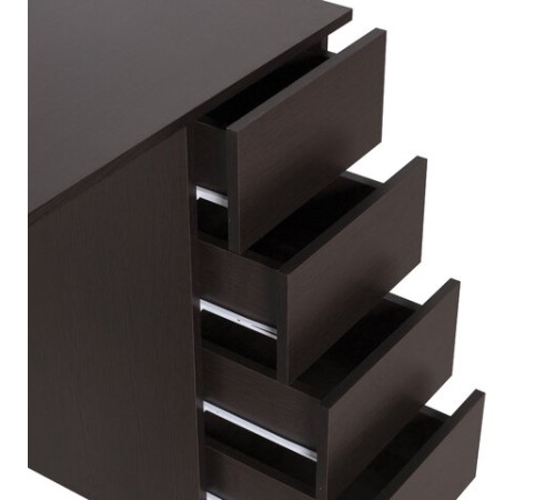 Стол письменный/компьютерный BRABIX "Scandi CD-016", 1100х500х750мм, 4 ящика, венге, 641893, ЦБ013707-3 Стол письменный/компьютерный BRABIX "Scandi CD-016", 1100х500х750мм, 4 ящика, венге, 641893, ЦБ013707-3