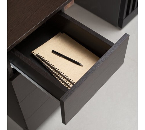 Стол письменный/компьютерный BRABIX "Scandi CD-016", 1100х500х750мм, 4 ящика, венге, 641893, ЦБ013707-3 Стол письменный/компьютерный BRABIX "Scandi CD-016", 1100х500х750мм, 4 ящика, венге, 641893, ЦБ013707-3