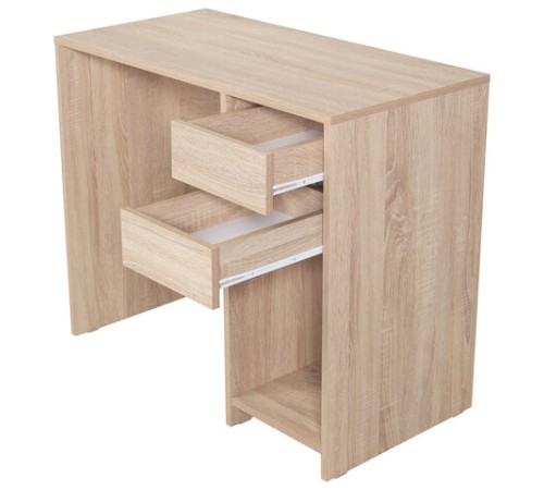 Стол письменный/компьютерный BRABIX "Scandi CD-017", 900х450х750 мм, 2 ящика, дуб сонома, 641895, ЦБ013706-2 Стол письменный/компьютерный BRABIX "Scandi CD-017", 900х450х750 мм, 2 ящика, дуб сонома, 641895, ЦБ013706-2