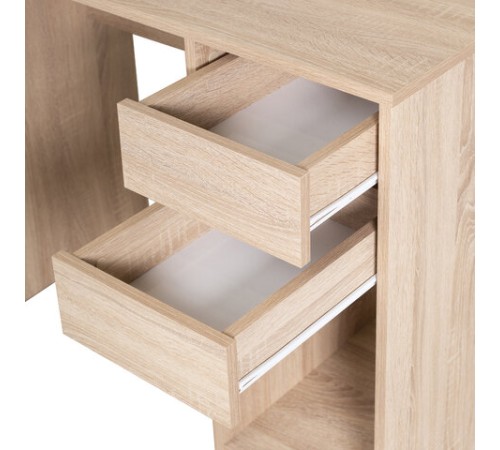 Стол письменный/компьютерный BRABIX "Scandi CD-017", 900х450х750 мм, 2 ящика, дуб сонома, 641895, ЦБ013706-2 Стол письменный/компьютерный BRABIX "Scandi CD-017", 900х450х750 мм, 2 ящика, дуб сонома, 641895, ЦБ013706-2