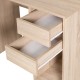 Стол письменный/компьютерный BRABIX "Scandi CD-017", 900х450х750 мм, 2 ящика, дуб сонома, 641895, ЦБ013706-2