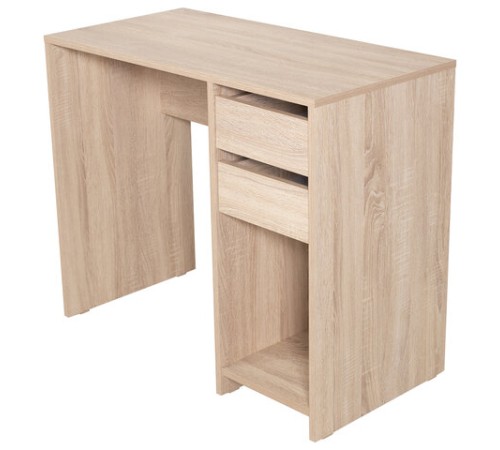 Стол письменный/компьютерный BRABIX "Scandi CD-017", 900х450х750 мм, 2 ящика, дуб сонома, 641895, ЦБ013706-2 Стол письменный/компьютерный BRABIX "Scandi CD-017", 900х450х750 мм, 2 ящика, дуб сонома, 641895, ЦБ013706-2