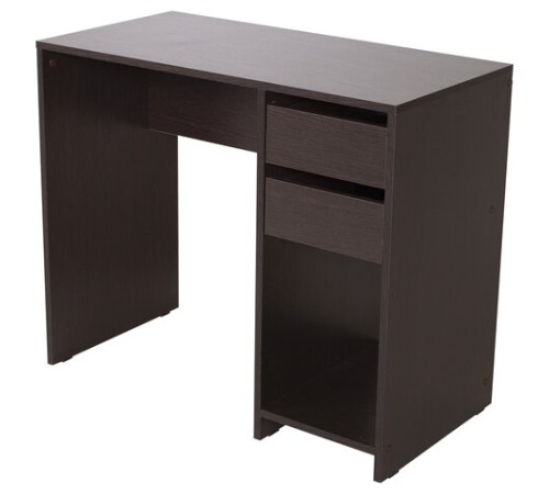Стол письменный/компьютерный BRABIX "Scandi CD-017", 900х450х750 мм, 2 ящика, венге, 641896, ЦБ013706-3 Стол письменный/компьютерный BRABIX "Scandi CD-017", 900х450х750 мм, 2 ящика, венге, 641896, ЦБ013706-3
