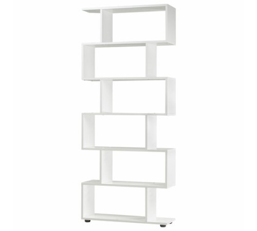 Стеллаж BRABIX "Scandi SH-008", 730х250х1760 мм, 6 секций, ЛДСП, белый, 641897, ЦБ013658-1 Стеллаж BRABIX "Scandi SH-008", 730х250х1760 мм, 6 секций, ЛДСП, белый, 641897, ЦБ013658-1