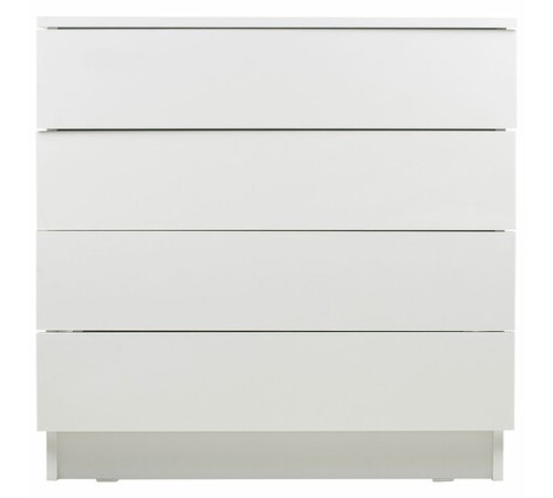 Комод BRABIX "Scandi CM-001", 750х330х730 мм, 4 ящика, ЛДСП, белый, 641900, ЦБ013659 -1