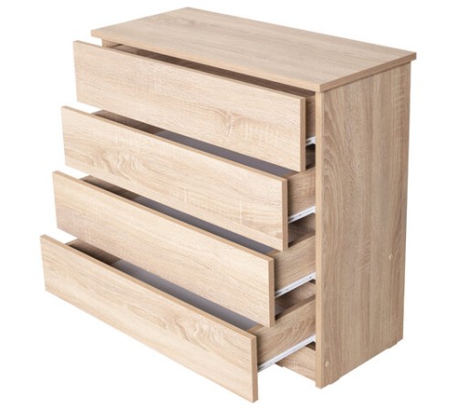 Комод BRABIX "Scandi CM-001", 750х330х730 мм, 4 ящика, ЛДСП, дуб сонома, 641901, ЦБ013659 -2 Комод BRABIX "Scandi CM-001", 750х330х730 мм, 4 ящика, ЛДСП, дуб сонома, 641901, ЦБ013659 -2