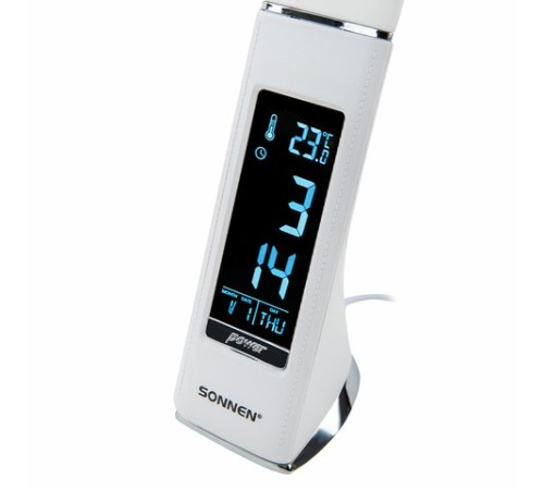 Настольная лампа / светильник SONNEN SM-01W на подставке, LCD-экран, СВЕТОДИОДНАЯ, 5 Вт, белый, 238233 Настольная лампа / светильник SONNEN SM-01W на подставке, LCD-экран, СВЕТОДИОДНАЯ, 5 Вт, белый, 238233