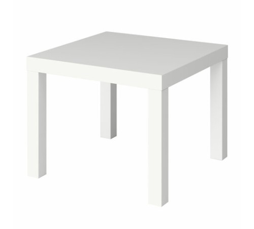 Стол журнальный "Лайк" аналог IKEA (550х550х440 мм), белый Стол журнальный "Лайк" аналог IKEA (550х550х440 мм), белый