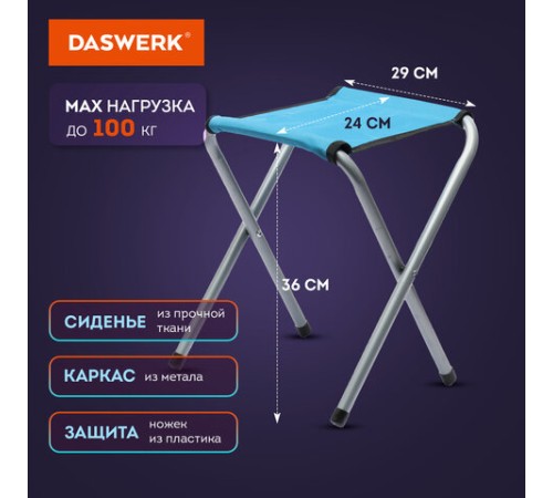 Комплект складной мебели (стол и 4 стула), туристический, садовый, СТАНДАРТ, DASWERK (ДАСВЕРК), 680045 Комплект складной мебели (стол и 4 стула), туристический, садовый, СТАНДАРТ, DASWERK (ДАСВЕРК), 680045