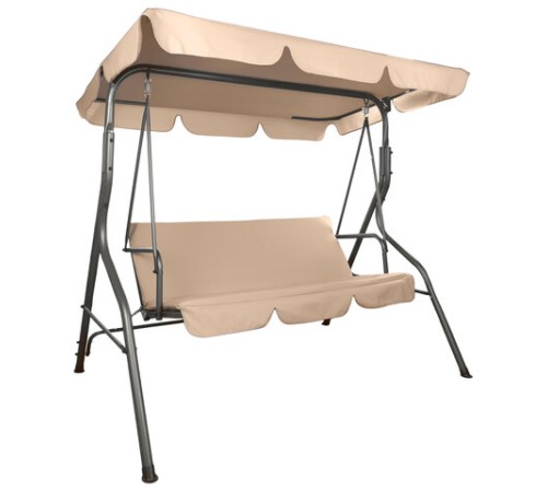 Качели садовые DASWERK (ДАСВЕРК) "COMFORT SC-003", 3 места, Ш170хГ110хВ153 см, мягкое сиденье, кофейный, 680052 Качели садовые DASWERK (ДАСВЕРК) "COMFORT SC-003", 3 места, Ш170хГ110хВ153 см, мягкое сиденье, кофейный, 680052