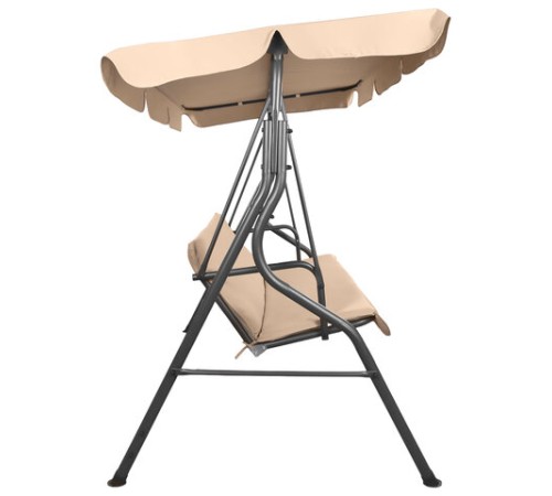 Качели садовые DASWERK (ДАСВЕРК) "COMFORT SC-003", 3 места, Ш170хГ110хВ153 см, мягкое сиденье, кофейный, 680052 Качели садовые DASWERK (ДАСВЕРК) "COMFORT SC-003", 3 места, Ш170хГ110хВ153 см, мягкое сиденье, кофейный, 680052