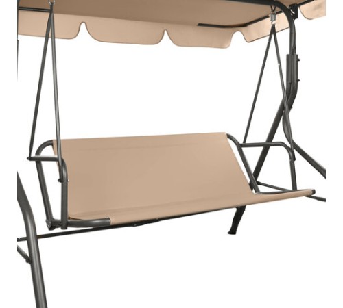 Качели садовые DASWERK (ДАСВЕРК) "COMFORT SC-003", 3 места, Ш170хГ110хВ153 см, мягкое сиденье, кофейный, 680052 Качели садовые DASWERK (ДАСВЕРК) "COMFORT SC-003", 3 места, Ш170хГ110хВ153 см, мягкое сиденье, кофейный, 680052