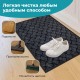 Коврик придверный 60х90 см, СЕРЫЙ, влаго-грязезащитный, 450 г/м2, плетение, PRIMILA (ПРИМИЛА) KRAFT, 701050