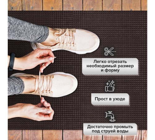 Коврик ДОРОЖКА 0,9х10 м, "ТРАВКА" ВЕНГЕ пластиковый грязезащитный, щетина 10 мм, LAIMA EXPERT, 701072 Коврик ДОРОЖКА 0,9х10 м, "ТРАВКА" ВЕНГЕ пластиковый грязезащитный, щетина 10 мм, LAIMA EXPERT, 701072