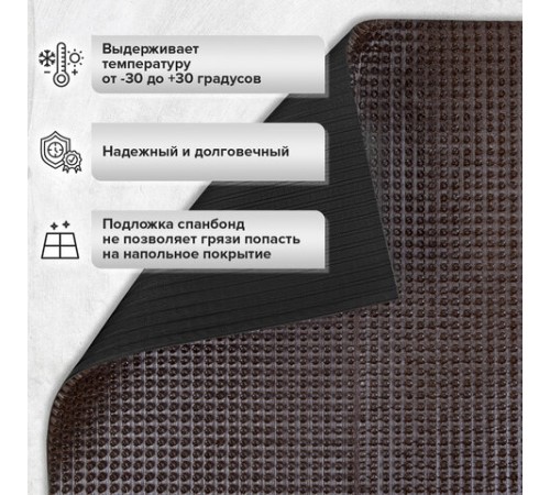 Коврик ДОРОЖКА 0,9х10 м, "ТРАВКА" ВЕНГЕ пластиковый грязезащитный, щетина 10 мм, LAIMA EXPERT, 701072 Коврик ДОРОЖКА 0,9х10 м, "ТРАВКА" ВЕНГЕ пластиковый грязезащитный, щетина 10 мм, LAIMA EXPERT, 701072