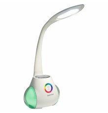 Настольная лампа / светильник с органайзером и Bluetooth колонкой, LED, 6 Вт, белый, DASWERK (ДАСВЕРК), 238328