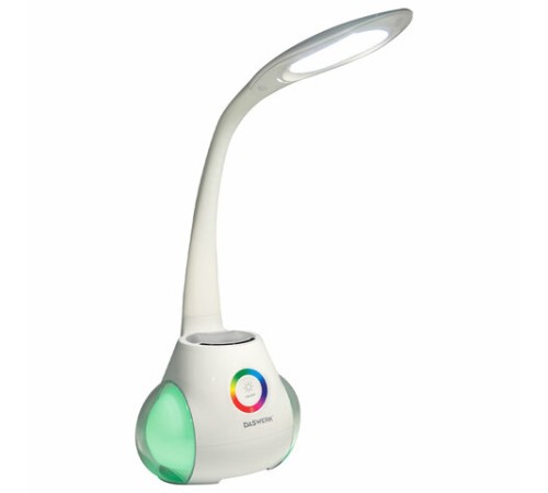 Настольная лампа / светильник с органайзером и Bluetooth колонкой, LED, 6 Вт, белый, DASWERK (ДАСВЕРК), 238328 Настольная лампа / светильник с органайзером и Bluetooth колонкой, LED, 6 Вт, белый, DASWERK (ДАСВЕРК), 238328