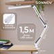Настольная лампа-светильник SONNEN ST-001, струбцина, LED, 14 Вт, 3 режима цветовой температуры, металлический корпус, 70 см, 238498