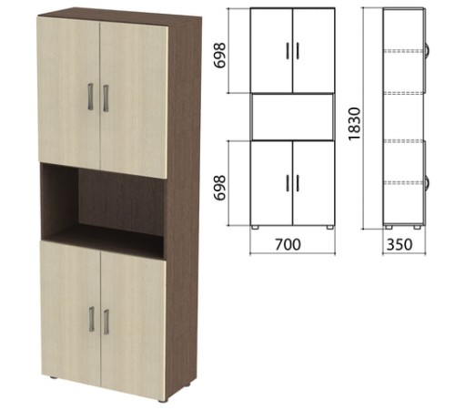 Шкаф полузакрытый 