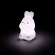 Ночник силиконовый LED "Зайчик" 54x63x95 мм, белый свет/RGB, на батарейках (в комплекте), DASWERK (ДАСВЕРК), 238933