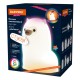 Ночник силиконовый LED "Альпака" 85x103x130 мм, белый свет/RGB, таймер, USB, аккумулятор 400 мАч, DASWERK (ДАСВЕРК), 238934