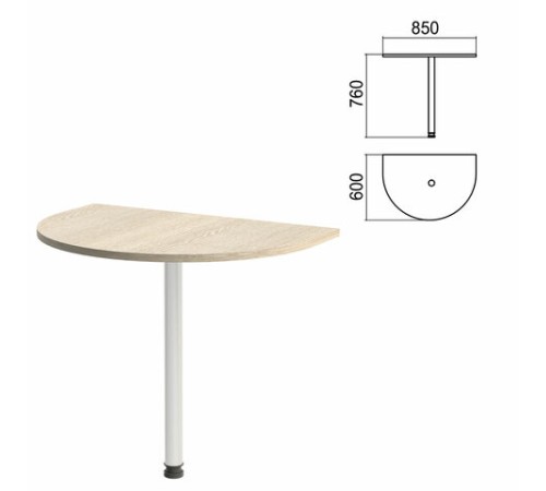 Стол приставной полукруг 