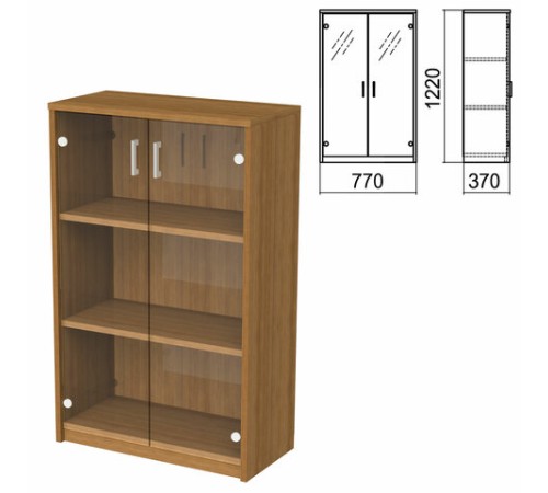 Шкаф закрытый со стеклом 