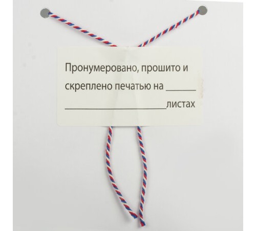 Этикетка самоклеящаяся "Пронумеровано, прошито и скреплено", 74х40мм, 500 штук, BRAUBERG, 111743 Этикетка самоклеящаяся "Пронумеровано, прошито и скреплено", 74х40мм, 500 штук, BRAUBERG, 111743