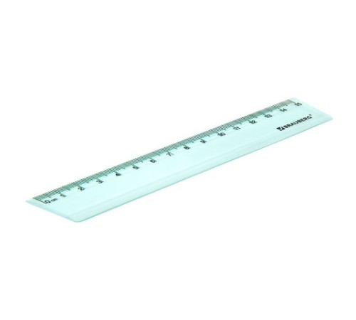 Линейка пластиковая 15 см BRAUBERG "PASTEL", тонированная, ассорти, 117012 Линейка пластиковая 15 см BRAUBERG "PASTEL", тонированная, ассорти, 117012