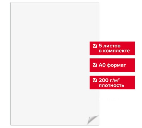 Ватман формат А0 (1200х840 мм), ГОЗНАК С-Пб, плотность 200 г/м2, КОМПЛЕКТ 5 листов, BRAUBERG, 126310 Ватман формат А0 (1200х840 мм), ГОЗНАК С-Пб, плотность 200 г/м2, КОМПЛЕКТ 5 листов, BRAUBERG, 126310