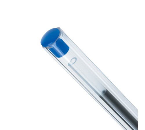Ручка шариковая BIC "Cristal", СИНЯЯ, корпус прозрачный, узел 1 мм, линия письма 0,32 мм, 847898/528921
