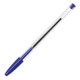 Ручка шариковая BIC "Cristal", СИНЯЯ, корпус прозрачный, узел 1 мм, линия письма 0,32 мм, 847898/528921