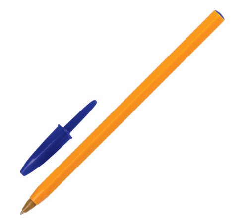 Ручка шариковая BIC "Orange", СИНЯЯ, корпус оранжевый, узел 0,8 мм, линия письма 0,3 мм, 8099221 Ручка шариковая BIC "Orange", СИНЯЯ, корпус оранжевый, узел 0,8 мм, линия письма 0,3 мм, 8099221