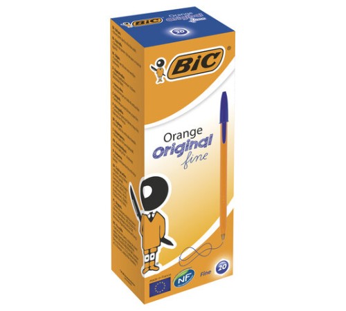 Ручка шариковая BIC "Orange", СИНЯЯ, корпус оранжевый, узел 0,8 мм, линия письма 0,3 мм, 8099221 Ручка шариковая BIC "Orange", СИНЯЯ, корпус оранжевый, узел 0,8 мм, линия письма 0,3 мм, 8099221