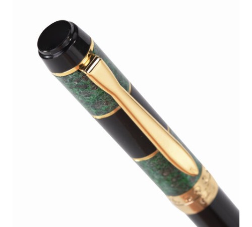 Ручка подарочная шариковая GALANT "Granit Green", корпус черный с темно-зеленым, золотистые детали, пишущий узел 0,7 мм, синяя, 140393 Ручка подарочная шариковая GALANT "Granit Green", корпус черный с темно-зеленым, золотистые детали, пишущий узел 0,7 мм, синяя, 140393