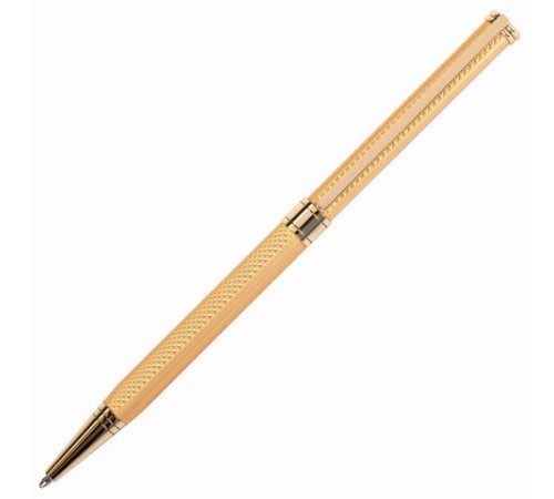 Ручка подарочная шариковая GALANT "Stiletto Gold", тонкий корпус, золотистый, золотистые детали, пишущий узел 0,7 мм, синяя, 140527
