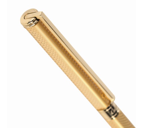 Ручка подарочная шариковая GALANT "Stiletto Gold", тонкий корпус, золотистый, золотистые детали, пишущий узел 0,7 мм, синяя, 140527