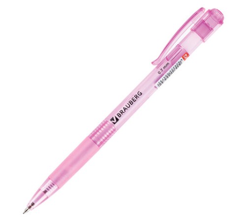 Ручка шариковая автоматическая с грипом BRAUBERG 