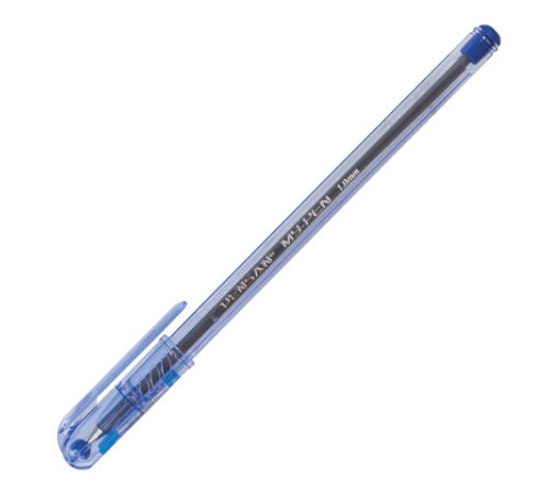 Ручка шариковая масляная PENSAN "My-Pen", СИНЯЯ, корпус тонированный синий, узел 1 мм, линия письма 0,5 мм, 2210
