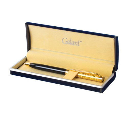 Ручка подарочная шариковая GALANT "Empire Gold", корпус черный с золотистым, золотистые детали, пишущий узел 0,7 мм, синяя, 140960 Ручка подарочная шариковая GALANT "Empire Gold", корпус черный с золотистым, золотистые детали, пишущий узел 0,7 мм, синяя, 140960