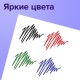 Ручки гелевые BRAUBERG "Jet", НАБОР 4 ЦВЕТА, узел 0,5 мм, линия письма 0,35 мм, 141023