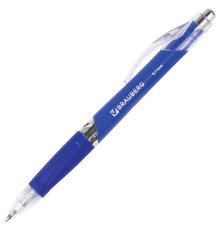 Ручка шариковая автоматическая с грипом BRAUBERG 