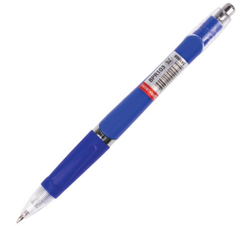 Ручка шариковая автоматическая с грипом BRAUBERG "Cobalt", СИНЯЯ, корпус синий, узел 0,7 мм, линия письма 0,35 мм, 141068 Ручка шариковая автоматическая с грипом BRAUBERG "Cobalt", СИНЯЯ, корпус синий, узел 0,7 мм, линия письма 0,35 мм, 141068