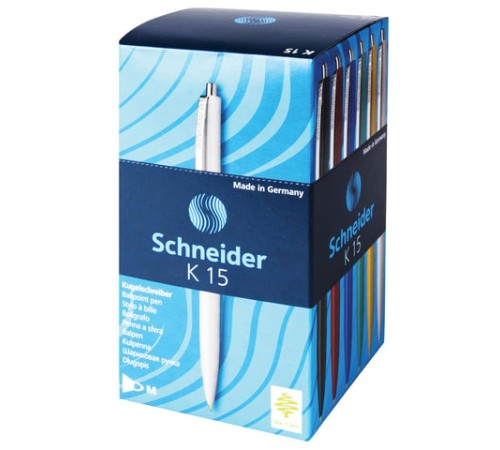 Ручка шариковая автоматическая SCHNEIDER (Германия) "К15", СИНЯЯ, корпус ассорти, узел 1 мм, линия письма 0,5 мм, 130800 Ручка шариковая автоматическая SCHNEIDER (Германия) "К15", СИНЯЯ, корпус ассорти, узел 1 мм, линия письма 0,5 мм, 130800