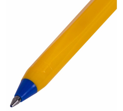 Ручка шариковая SCHNEIDER (Германия) "Tops 505 F", СИНЯЯ, корпус желтый, узел 0,8 мм, линия письма 0,4 мм, 150503 Ручка шариковая SCHNEIDER (Германия) "Tops 505 F", СИНЯЯ, корпус желтый, узел 0,8 мм, линия письма 0,4 мм, 150503