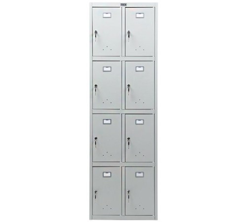 Шкаф металлический для сумок ПРАКТИК "ML/LS 24-60" восьмисекционный, 1830х600х500 мм, 33 кг, разборный, LS-24